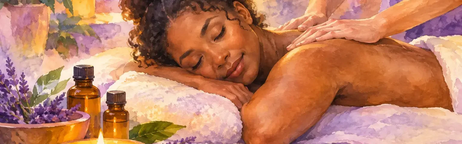 Aromatherapy and Massage for Deeper Rest